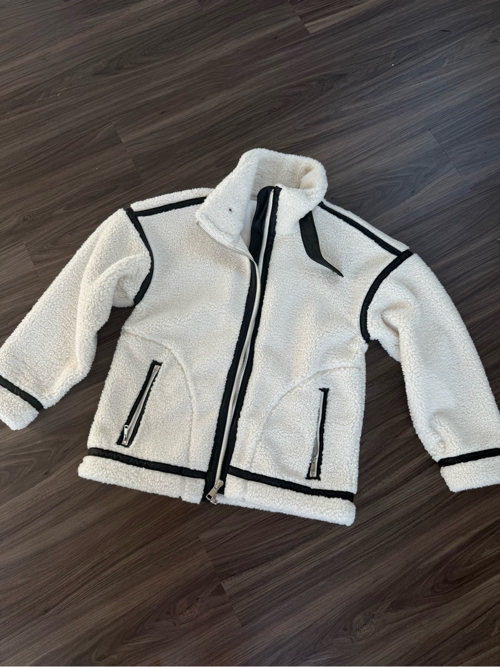 Abercrombie Sherpa Zip Up Jacket